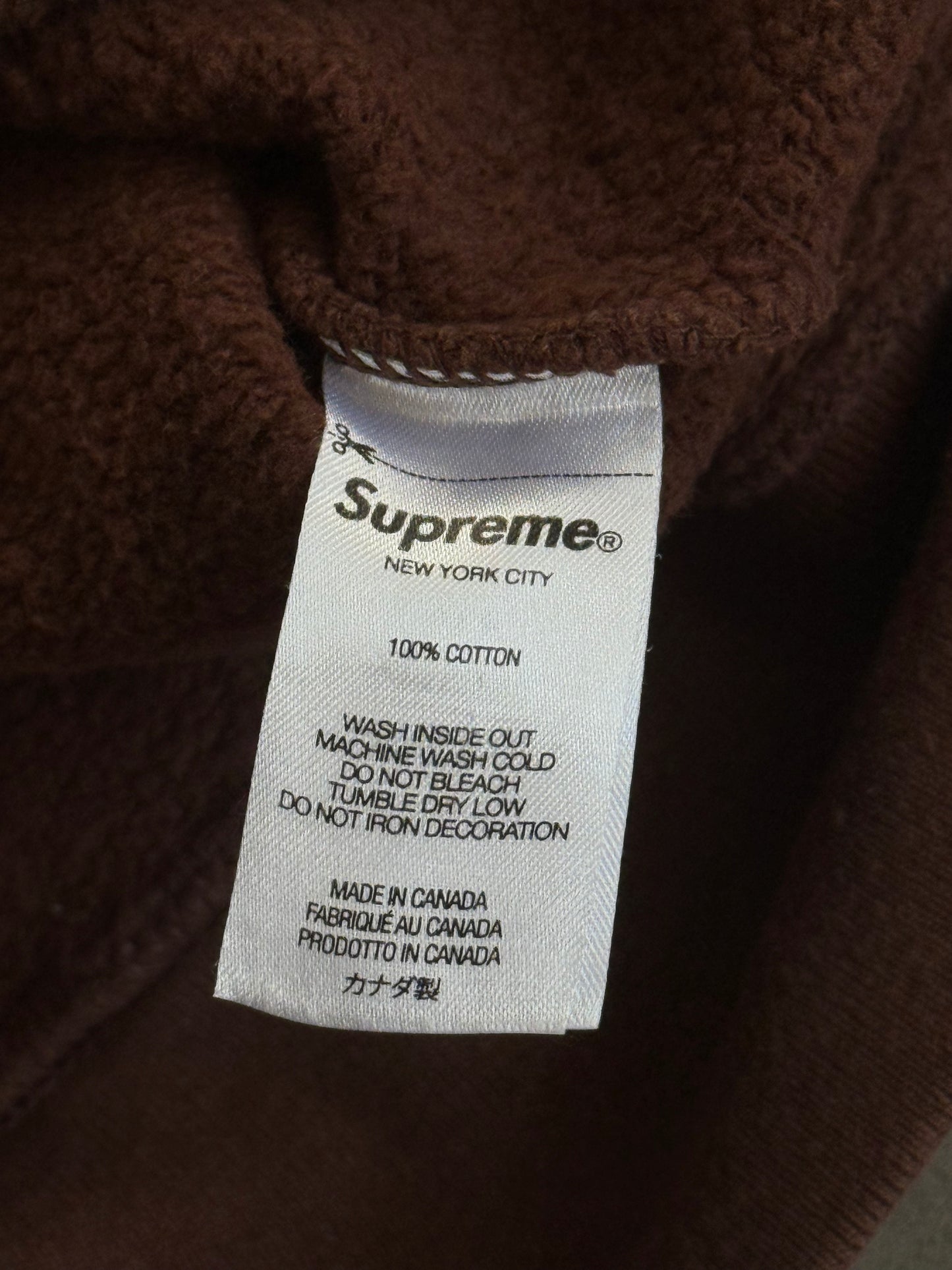 A/W 2021 Supreme Hooded Sweater