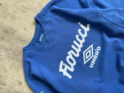 1997 Fiorucci x Inter Milan Logo Sleeve Cotton Crewneck Sweater