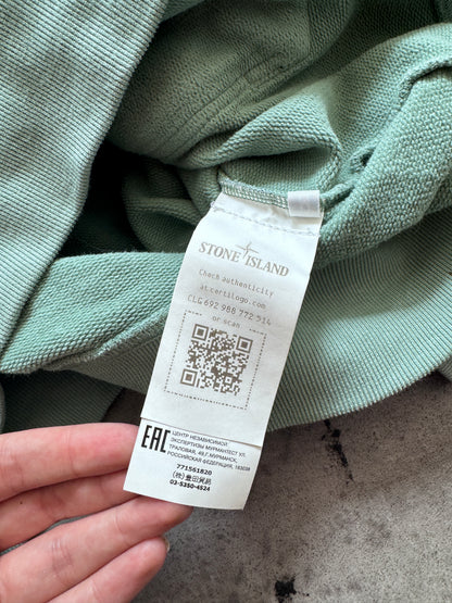 A/W 2022 Stone Island Mint Zip Pocket Hoodie