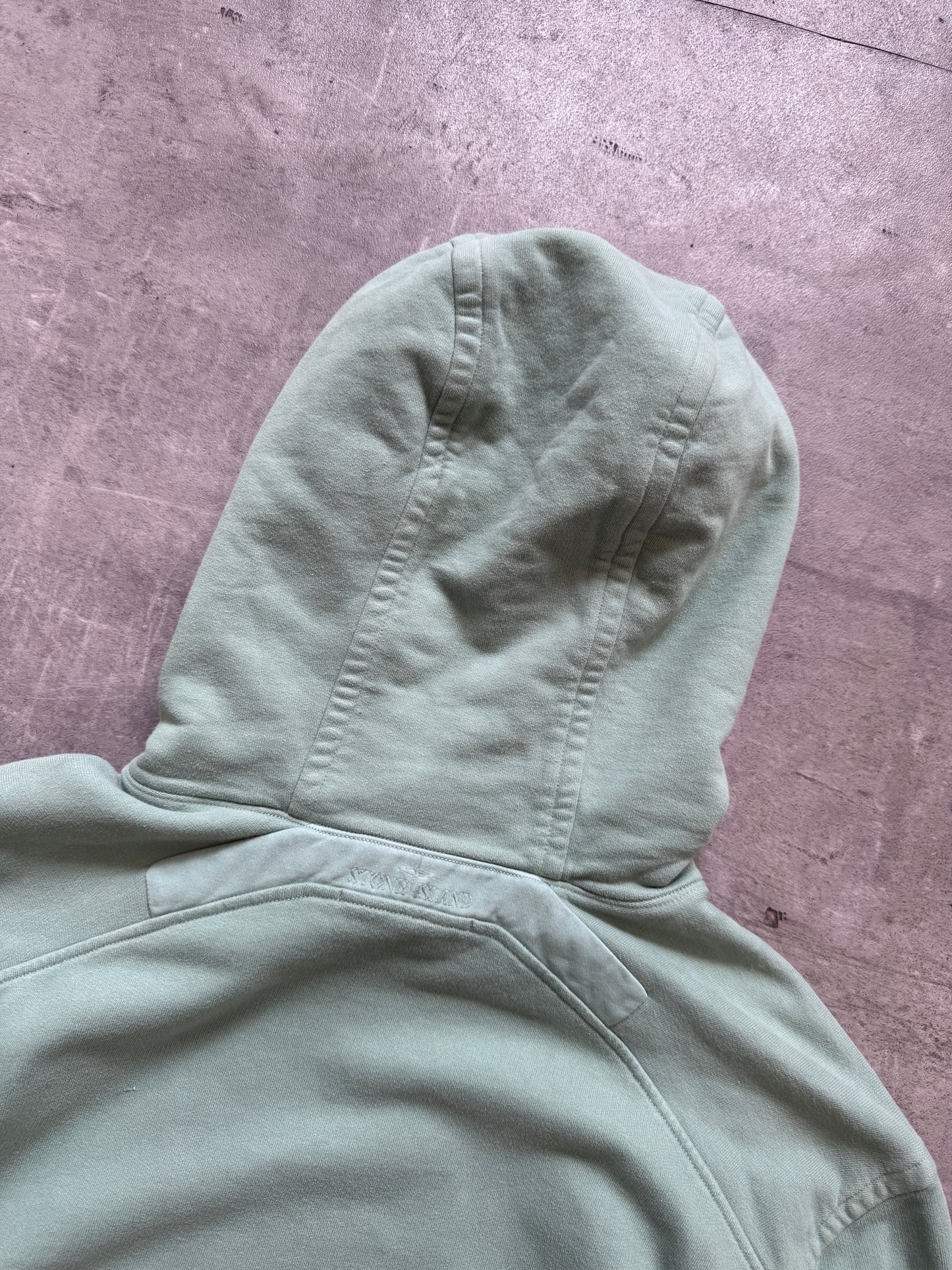 A/W 2022 Stone Island Mint Zip Pocket Hoodie