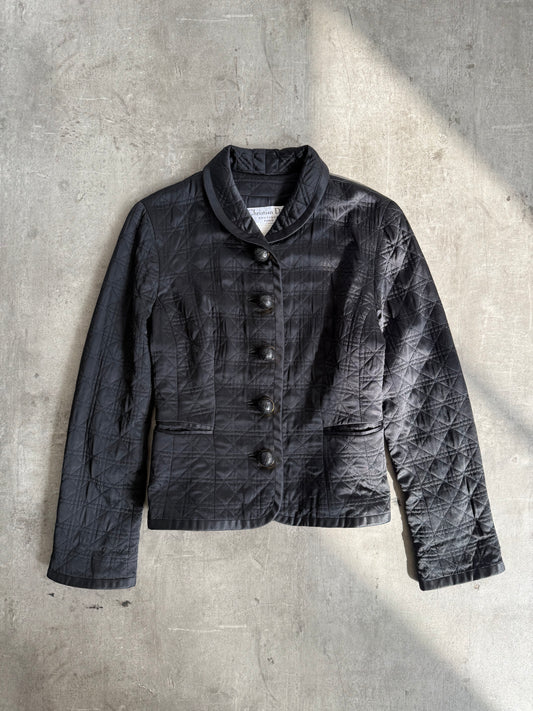 Dior Diamond Quilted Silk Blazer