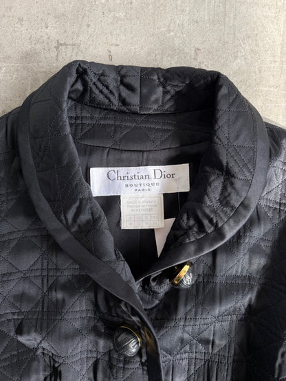 Dior Diamond Quilted Silk Blazer