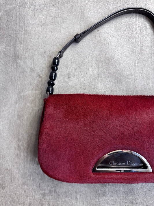 Christian Dior 1999 Melice Cowhide Leather Shoulder Bag