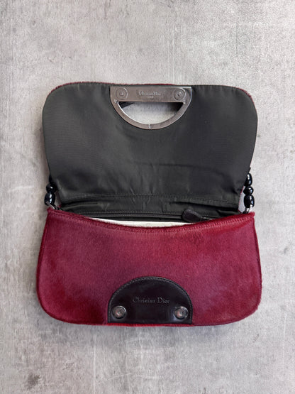 Christian Dior 1999 Melice Cowhide Leather Shoulder Bag