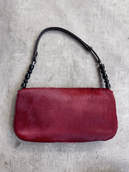 Christian Dior 1999 Melice Cowhide Leather Shoulder Bag