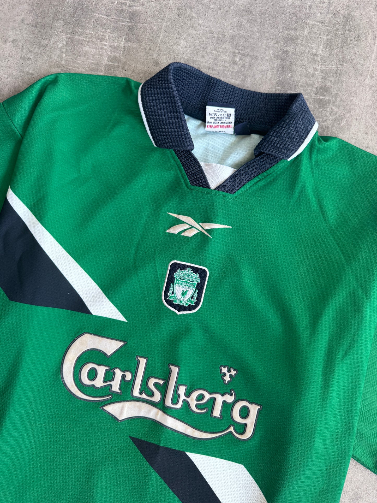 1999/2000 Liverpool x Reebok Away Football Shirt