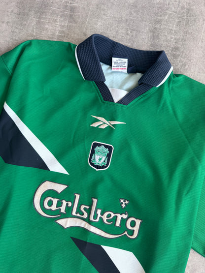 1999/2000 Liverpool x Reebok Away Football Shirt