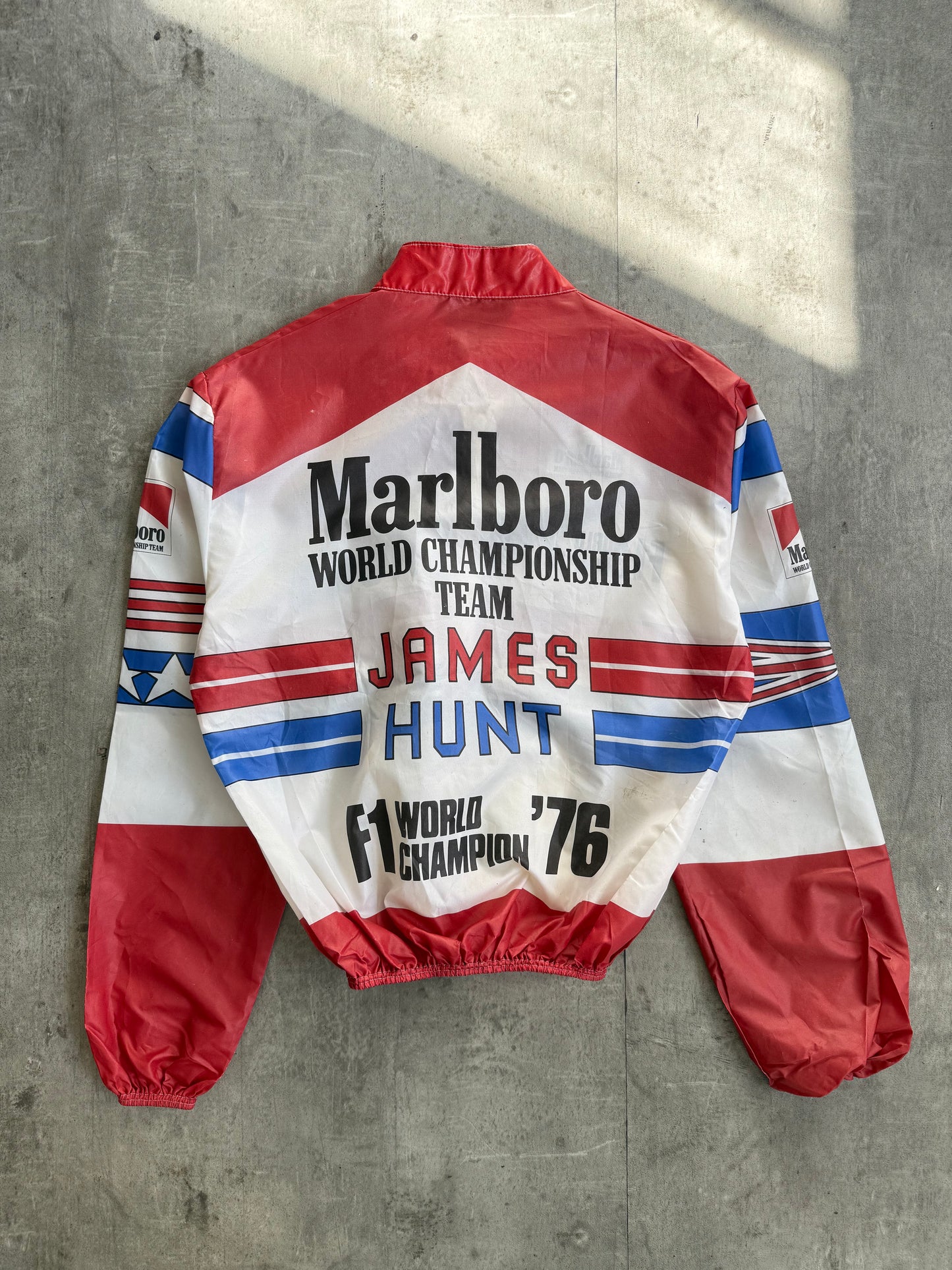 1976 Marlboro F1 Championship James Hunt Promotional Nylon Bomber Jacket