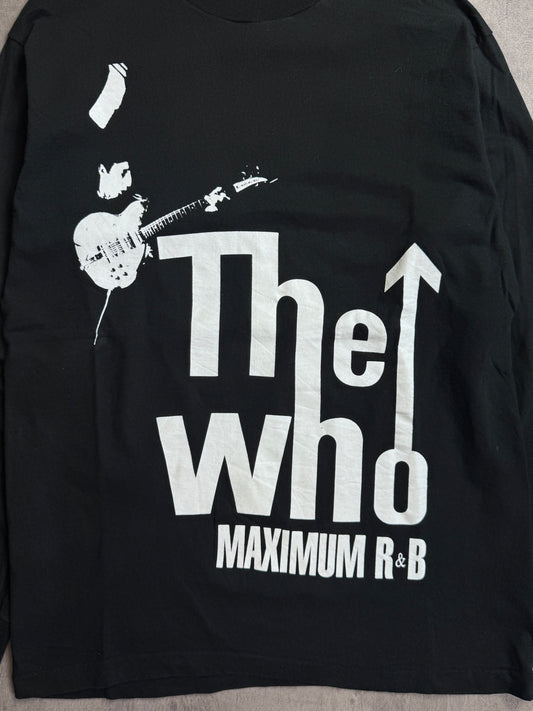 1990s The Who "Maximum R&B" Black Graphic Longsleeve