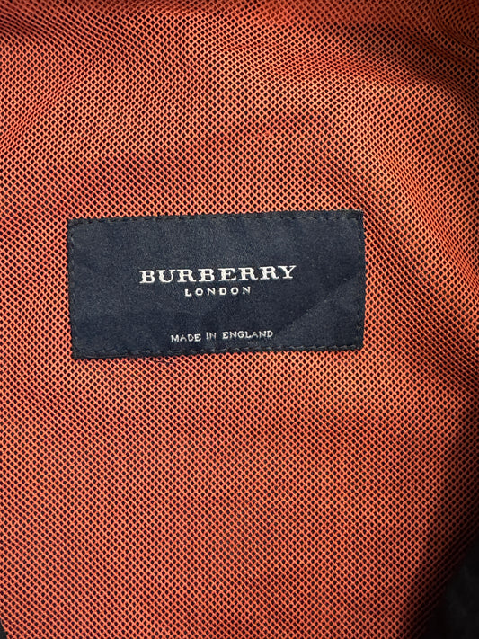 Burberry Washed Navy Mesh Lined Blouson