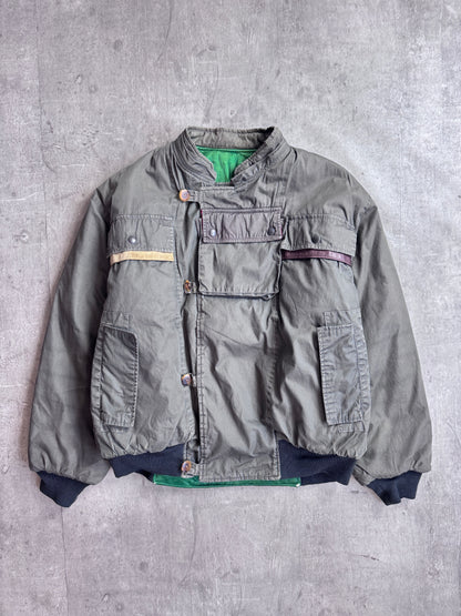 C.P. Company 1982 Dutch Police Triple Leather Uitility Bomber Jacket