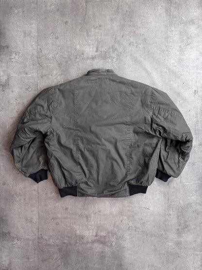 C.P. Company 1982 Dutch Police Triple Leather Uitility Bomber Jacket