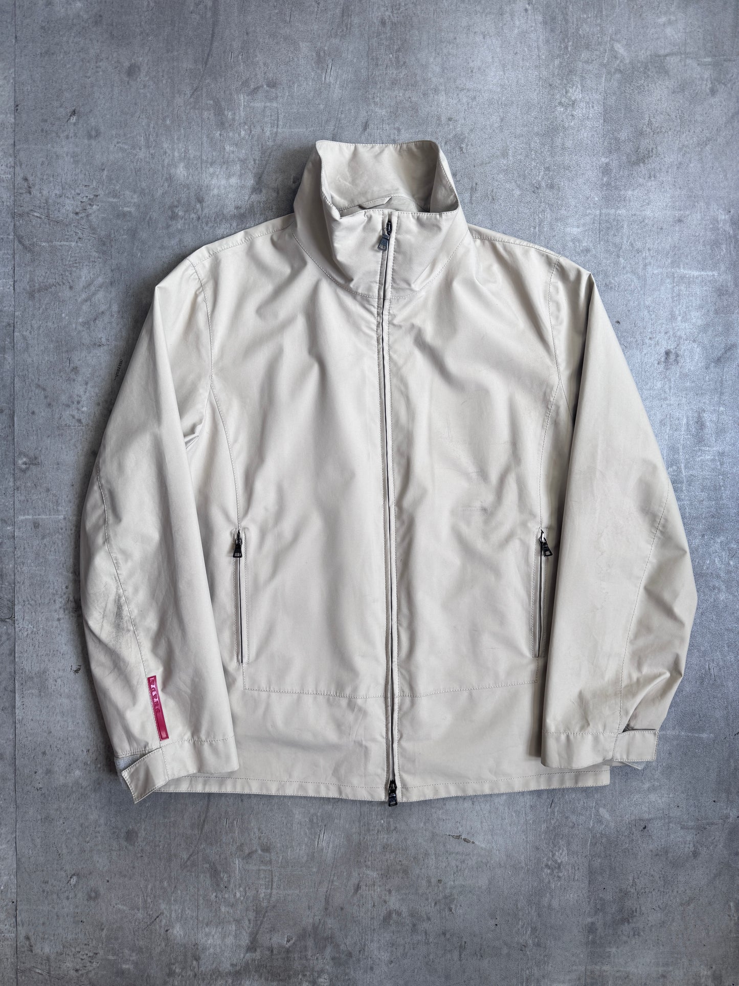 1990s Prada Cream Gore-Tex Tech Jacket SGV266 (Sold As Seen)