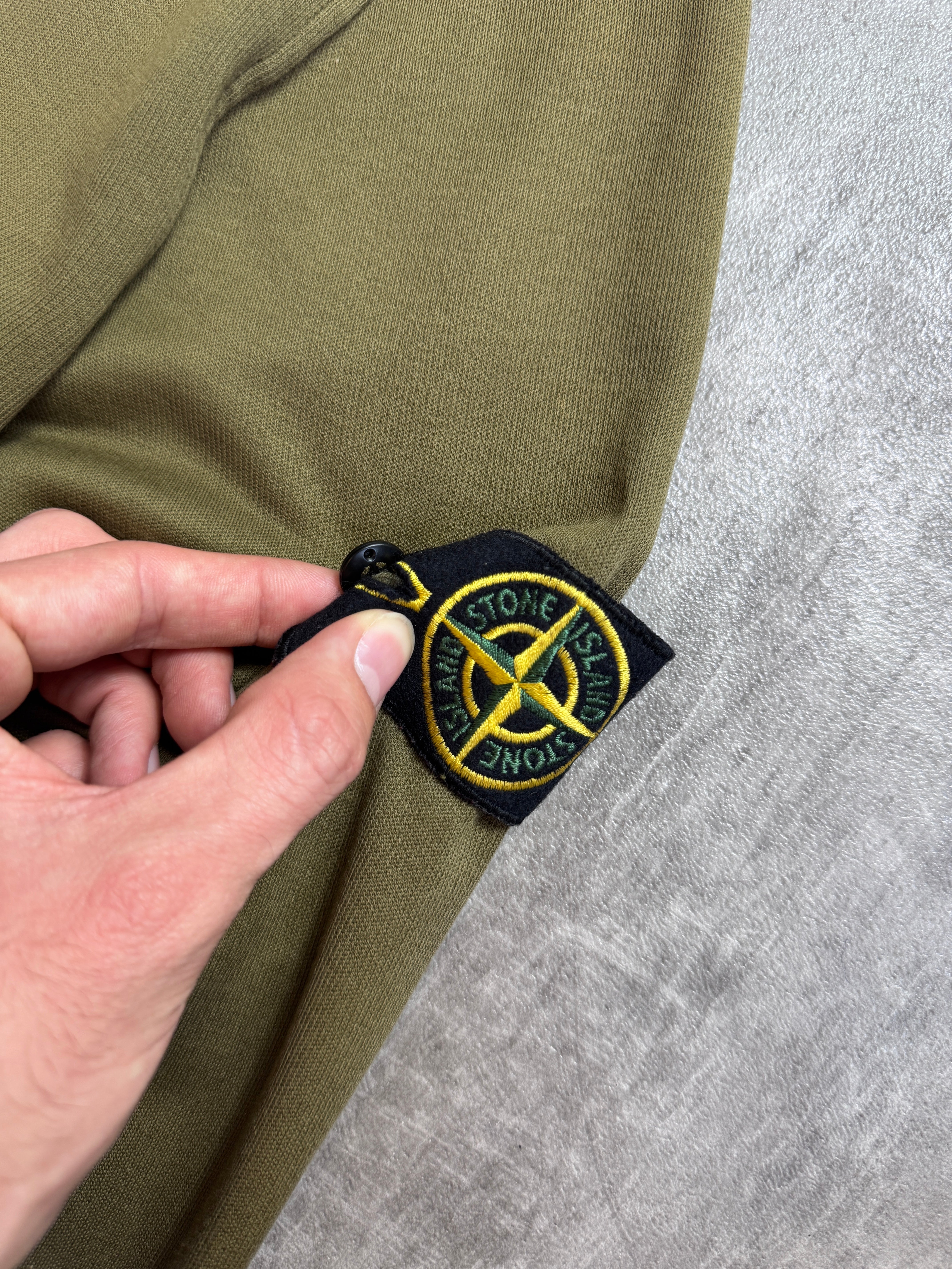 Stone Island S/S 2013 Khaki Full Zip Tech Jumper – Vintage