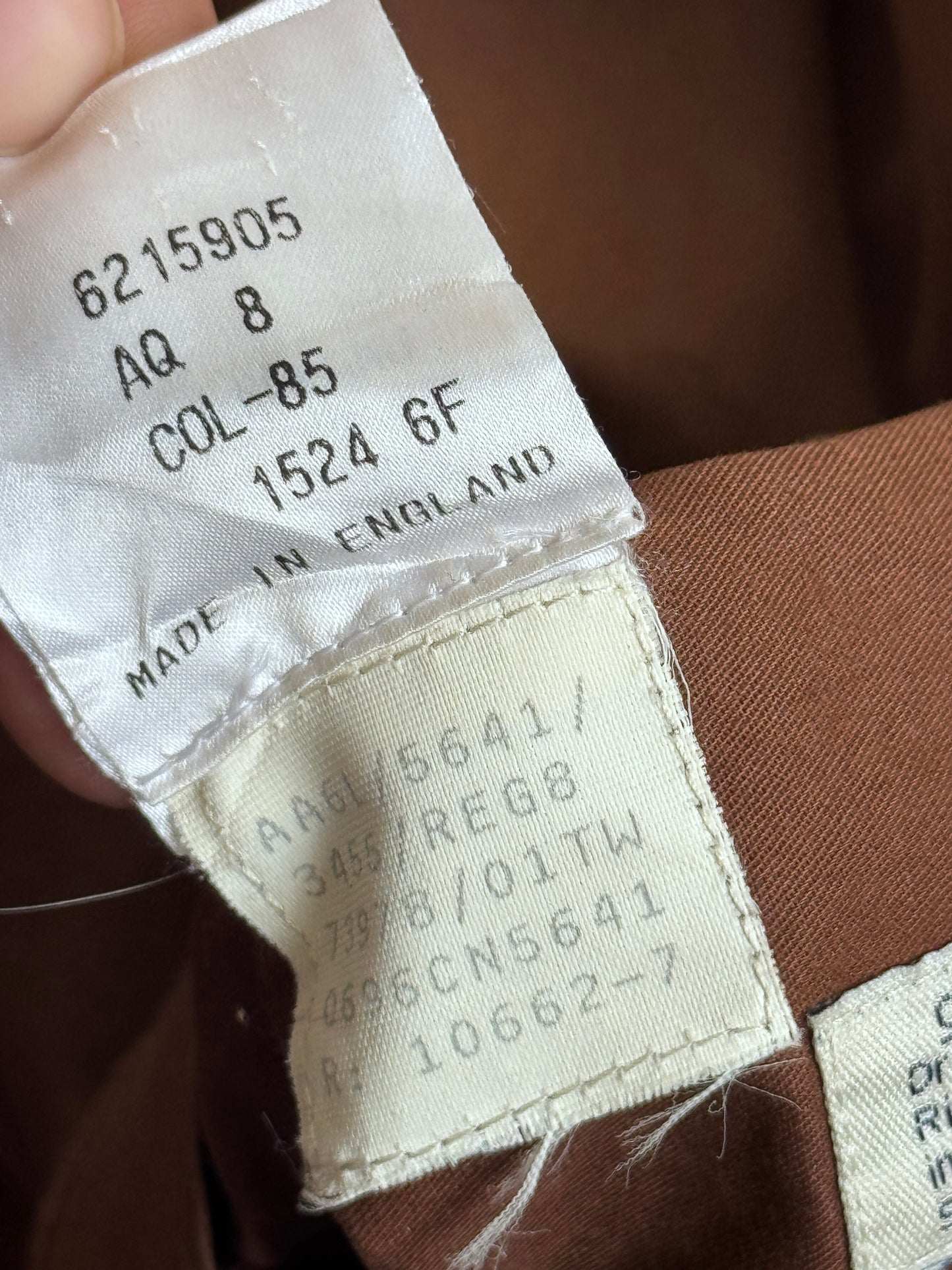 Aquascutum Plaid Reversable Trench Coat