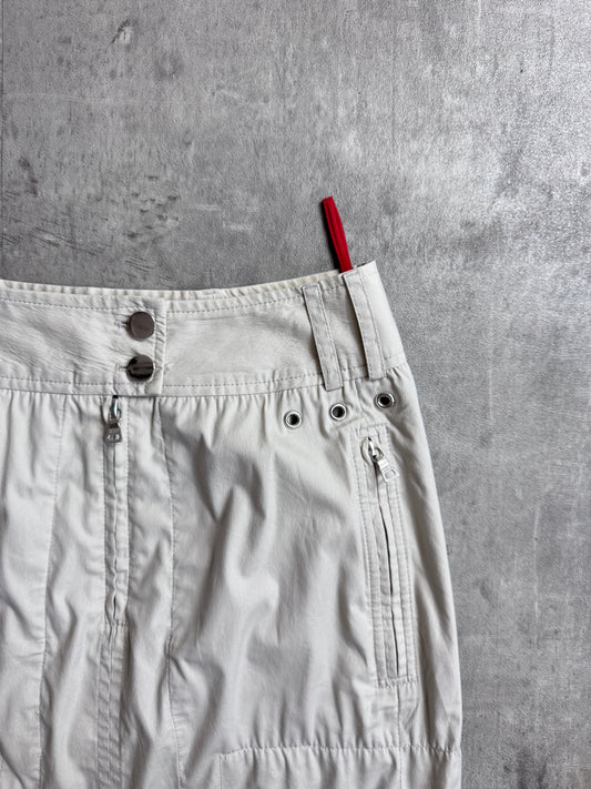 Prada Sport Nylon Stretch Utility Midi Skirt