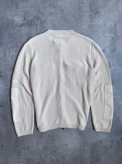 Iceberg Ice-J Beige Utility Knit Cardigan