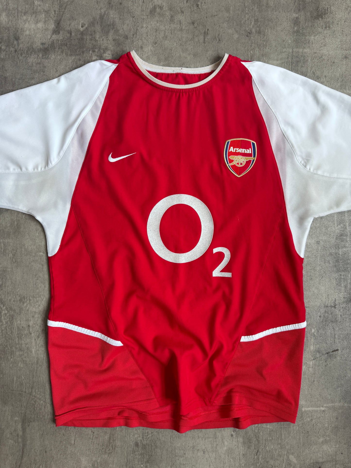2002-2004 Nike Arsenal Home Red Football Shirt