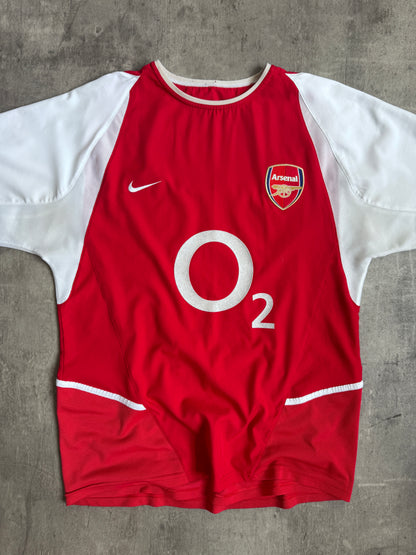 2002-2004 Nike Arsenal Home Red Football Shirt