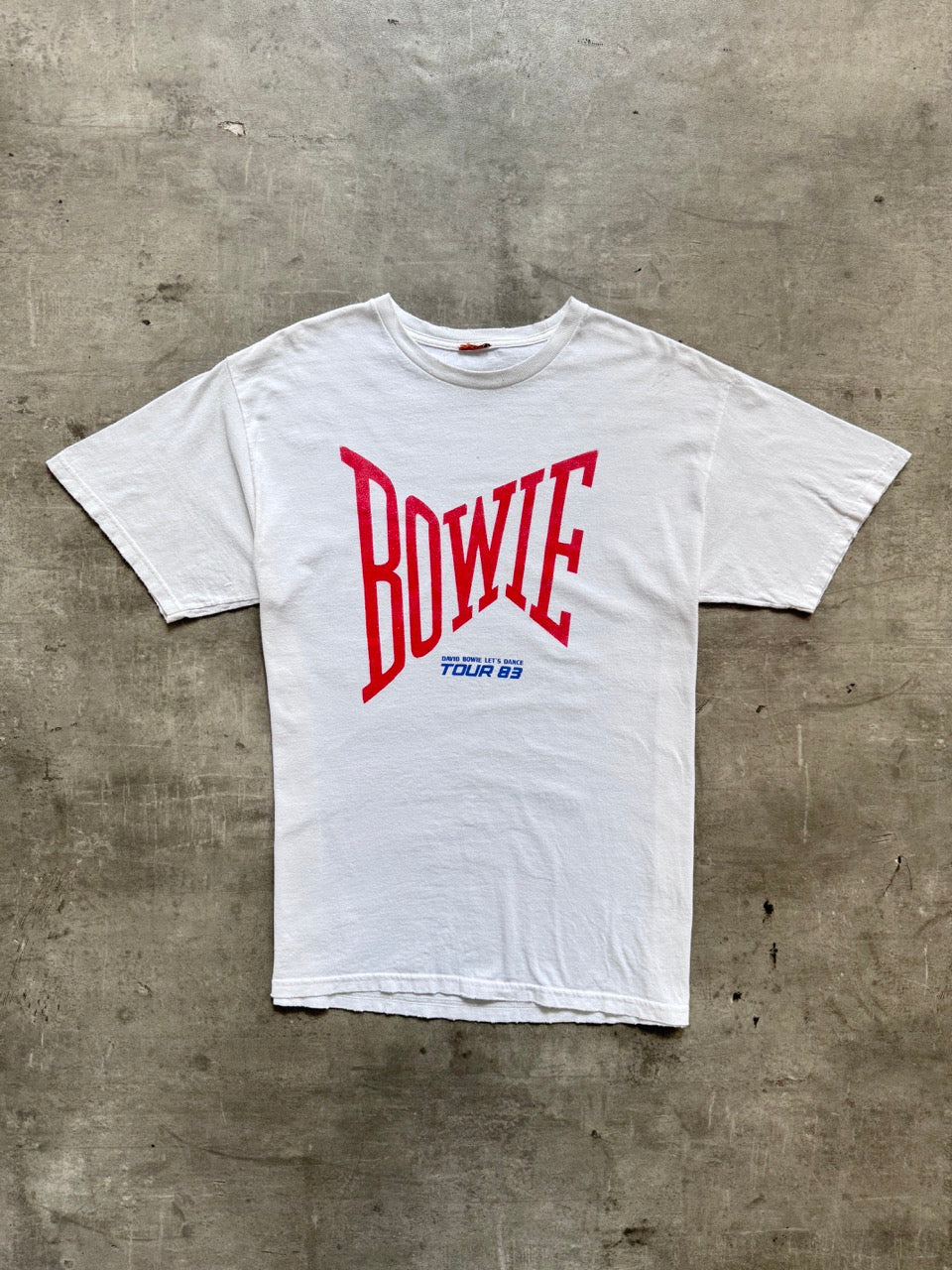 2000s David Bowie "Lets Dance 1983 Tour" Graphic Tee