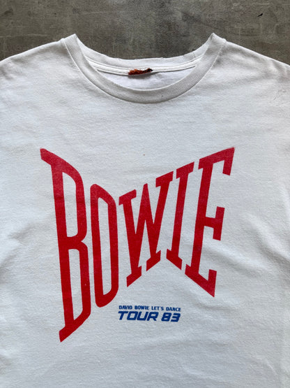 2000s David Bowie "Lets Dance 1983 Tour" Graphic Tee