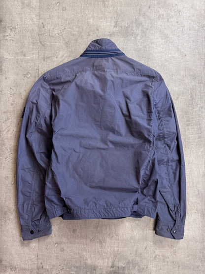 Stone Island S/S 2014 Micro Reps Ribbed Collar Purple Tech Jacket