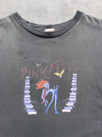 1990's Pink Floyd The Wall Faded Black Graphic Tee