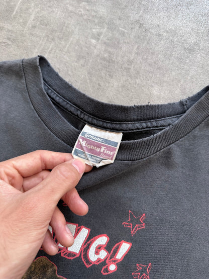 2000's Napoleon Dynamite "Dang!" Faded Black Graphic Tee