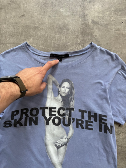 2000's Marc Jacobs 'Protect The Skin You're In' Erin Wasson Graphic Tee