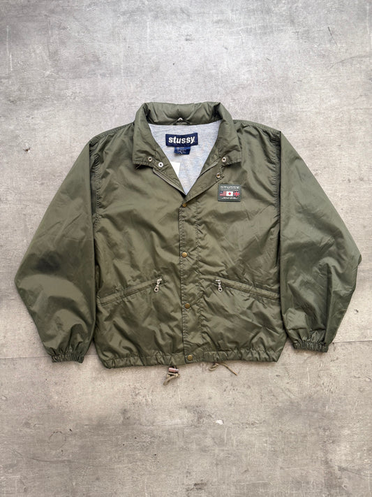 Stussy Badged Technical Olive Anorak