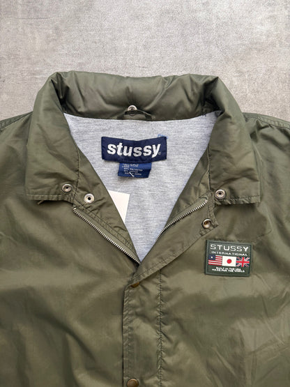 Stussy Badged Technical Olive Anorak