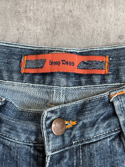 1990's Snoop Dogg Embroidered Faded Jeans