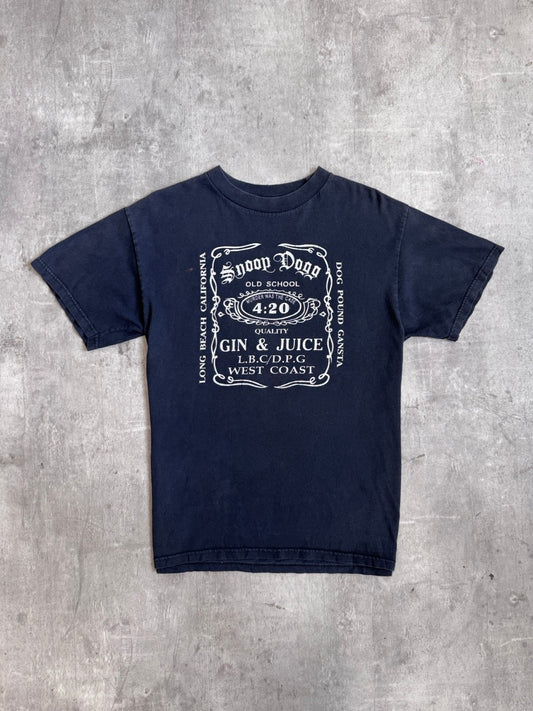 2000s Snoop Dogg Gin & Juice Black Graphic Tee