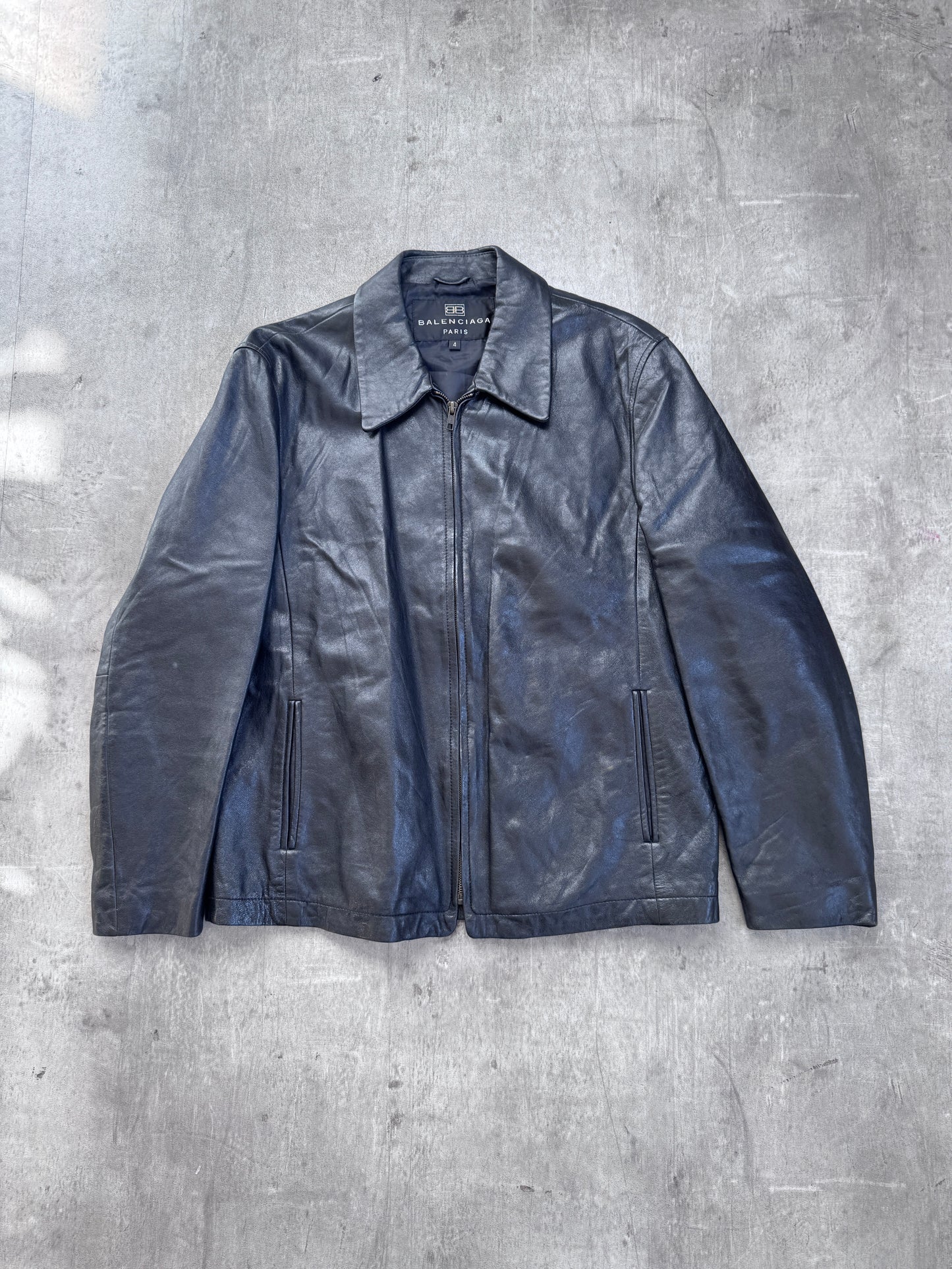 Balenciaga Paris Classic Leather Jacket