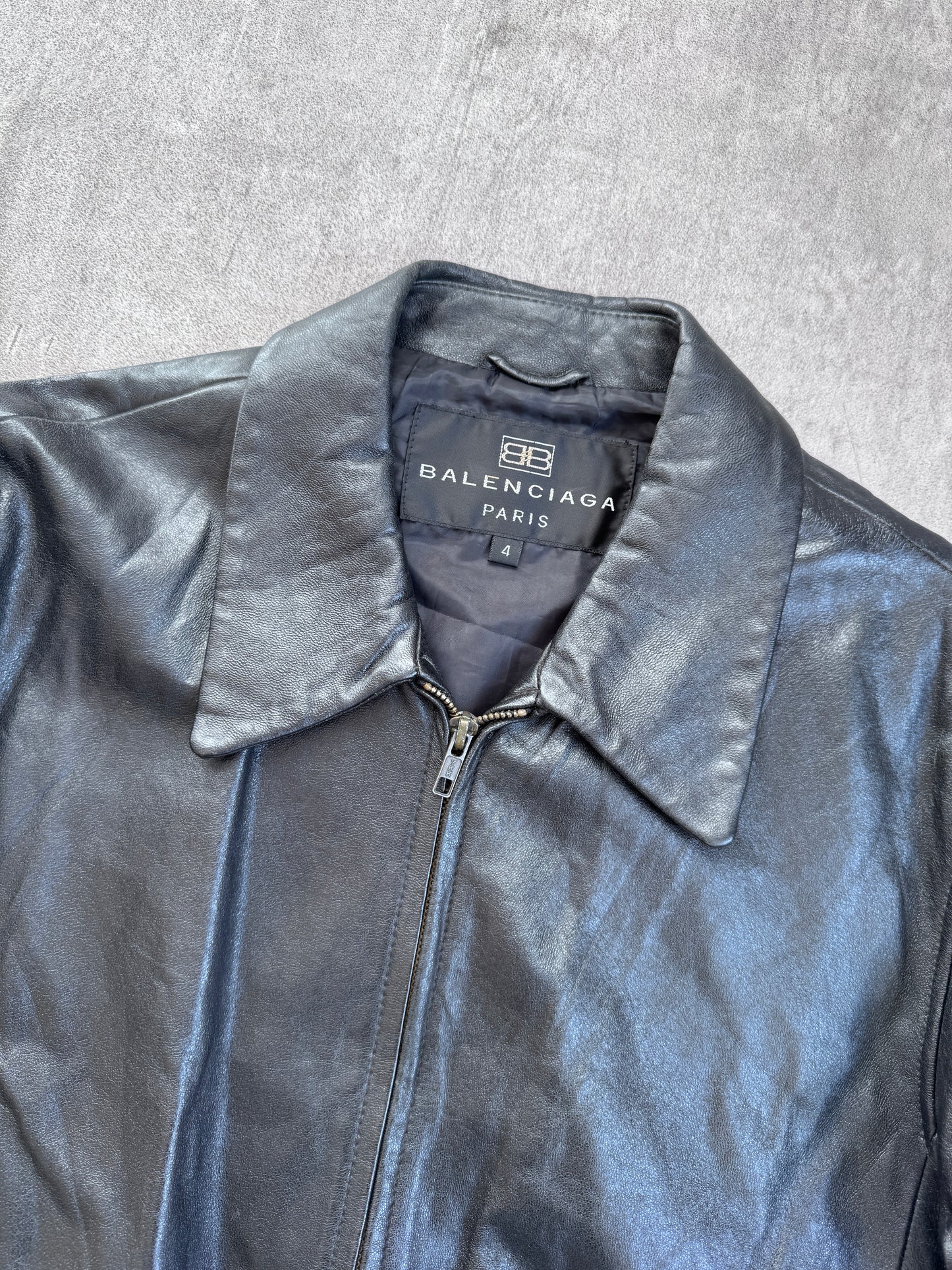 Balenciaga Paris Classic Leather Jacket