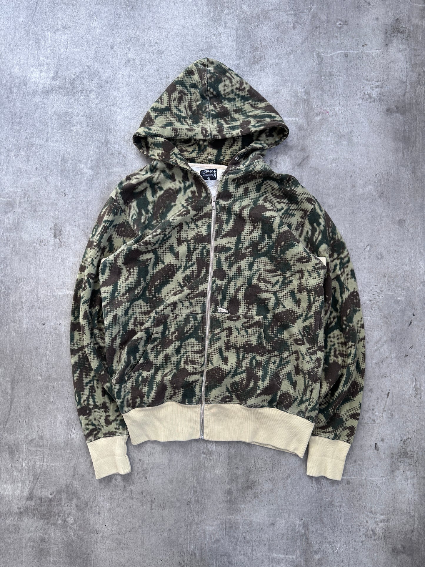 Stussy 90s Camo Hooded Sweater