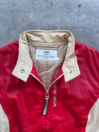 1990's Balenciaga Golf Colourblock Quilted Vest