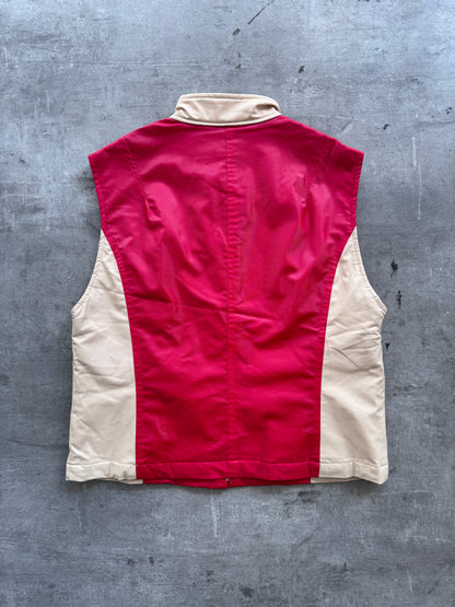 1990's Balenciaga Golf Colourblock Quilted Vest