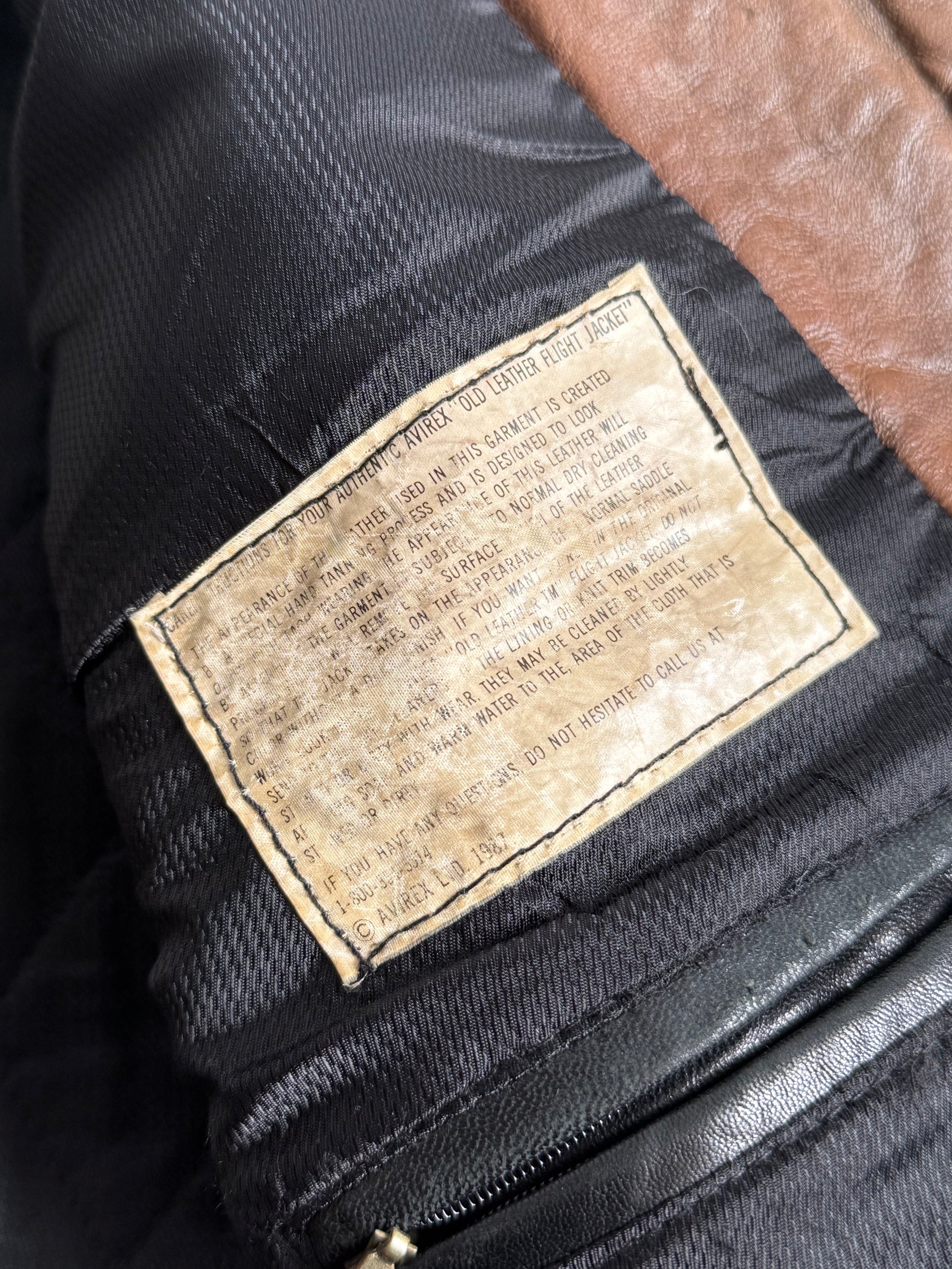 1980s Avirex G-1 Patchwork Leather Flight Jacket – Vintage