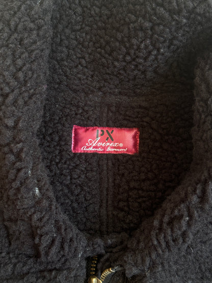 Avirex Shearling Collar Aviator Jacket