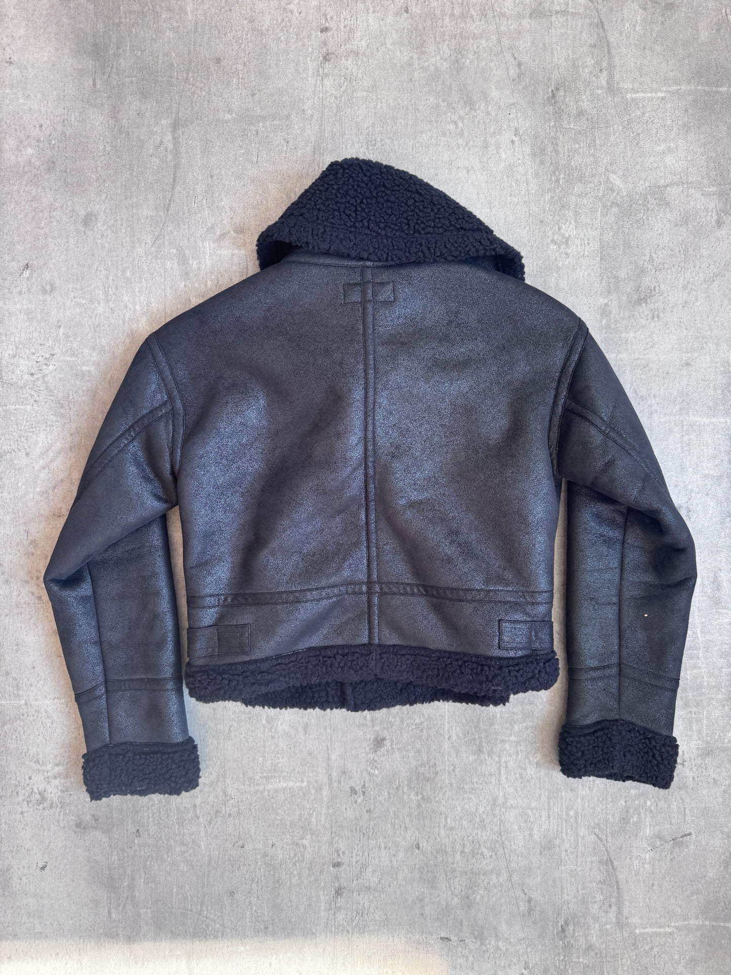 Avirex Shearling Collar Aviator Jacket