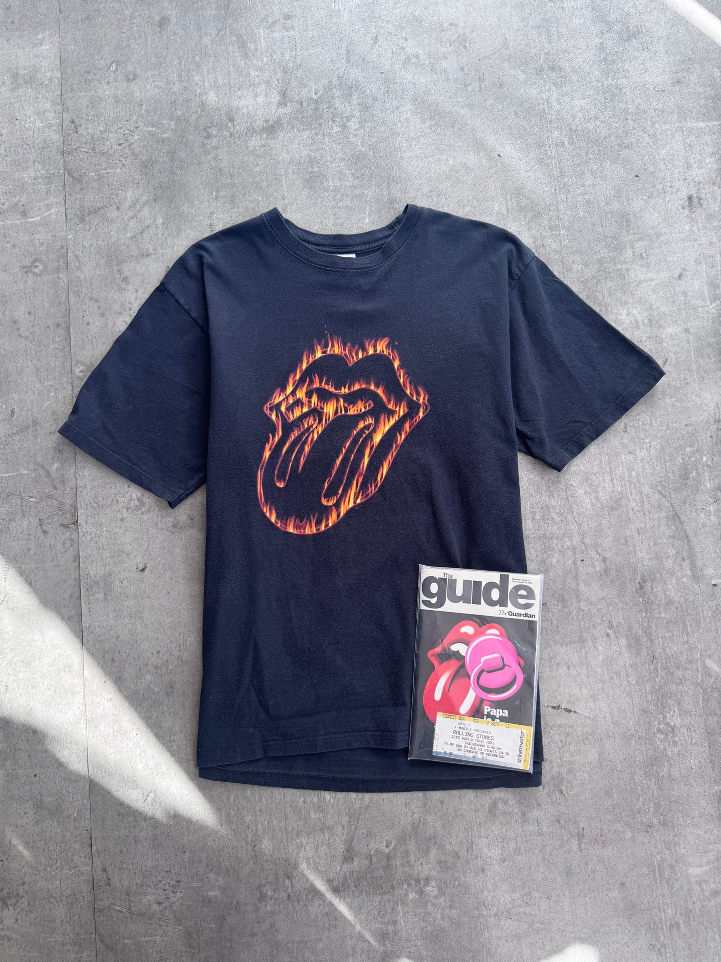 Rolling Stone 2003 Licks EU Tour T-shirt
