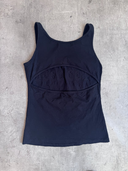 D&G 'Too Cool For School Black Cami Top