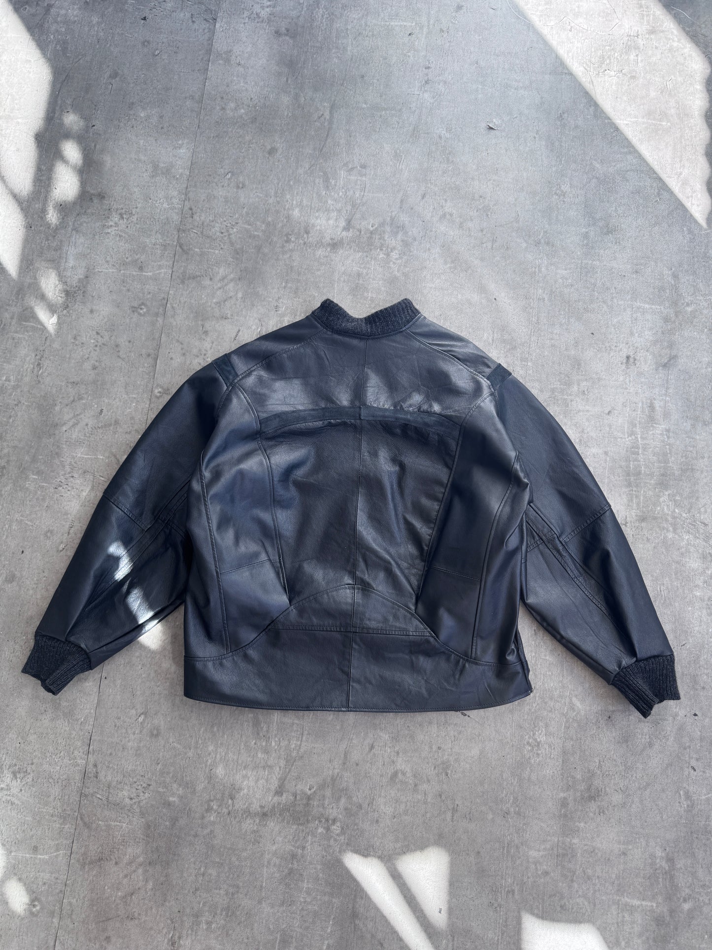 VT Rework : Versace Leather Suede Jacket