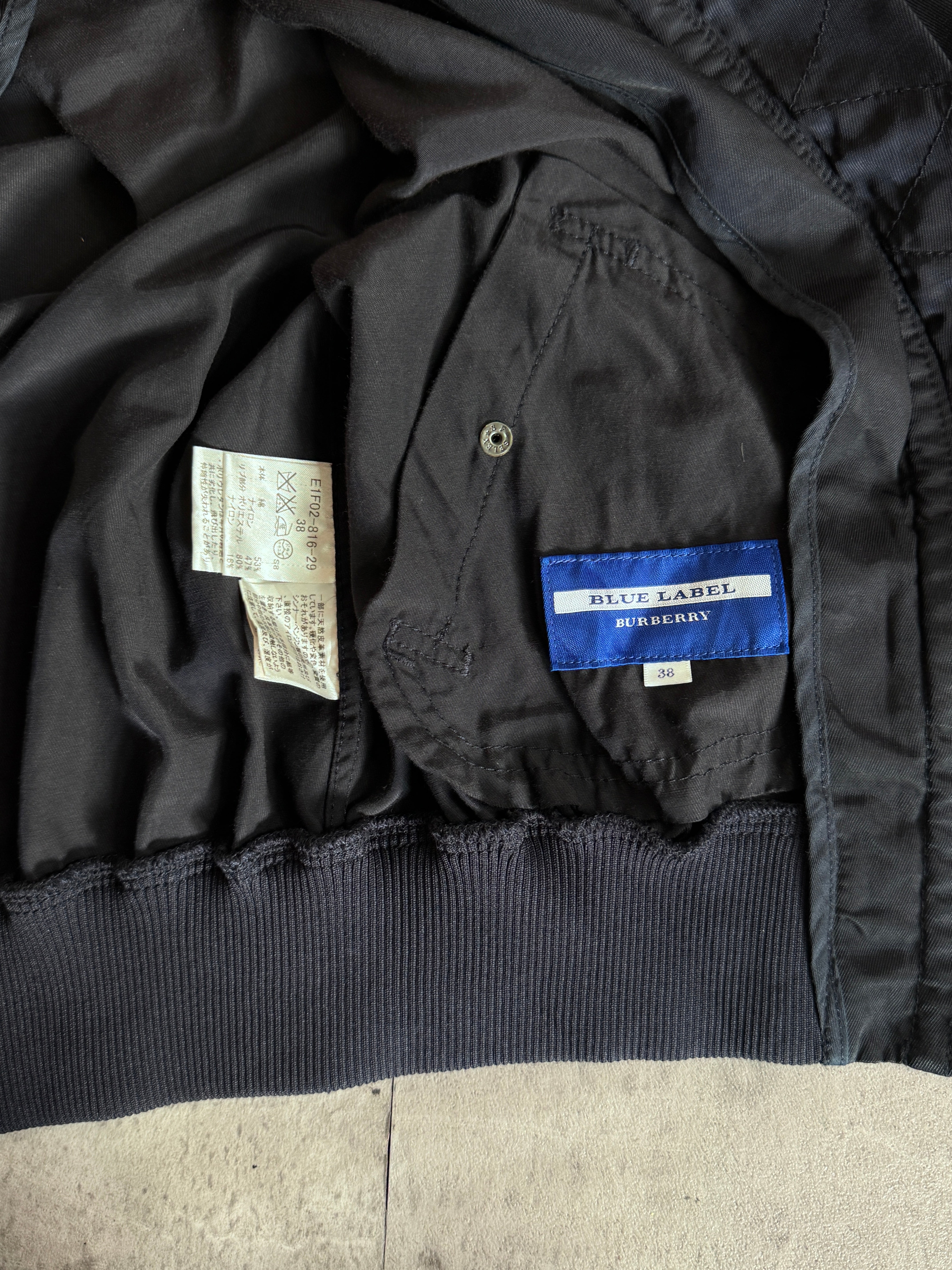 y2k✨️ BURBERRY BLUE LABEL ロゴ ミリタリー ジャケット Burberry