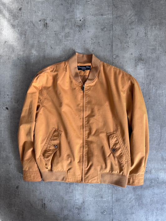 Christian Dior Gold Sports Bomber Jacket