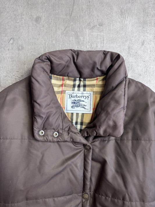 Burberry Brown Padded Long Coat