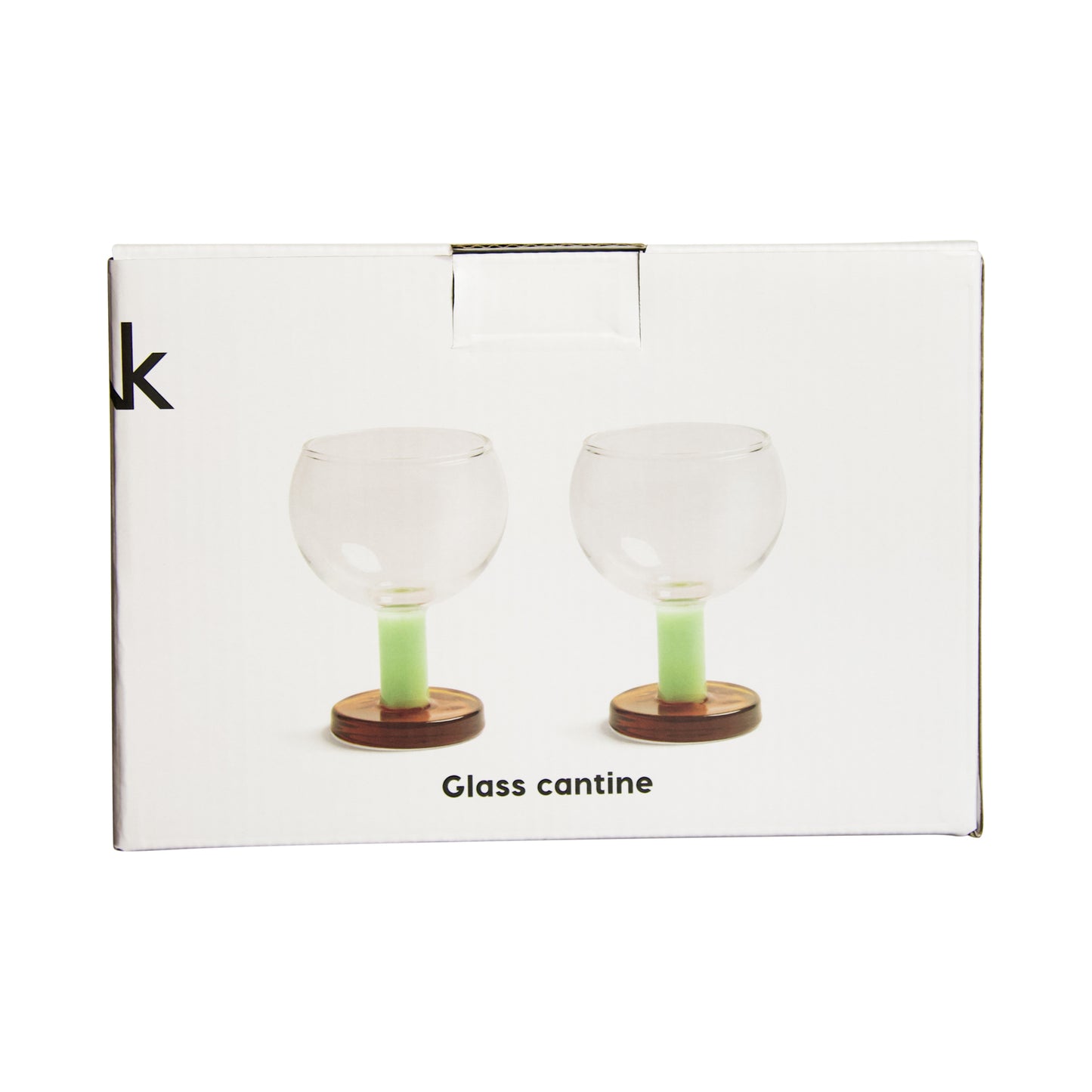&Klevering Glass Cantine Amber Set Of 2
