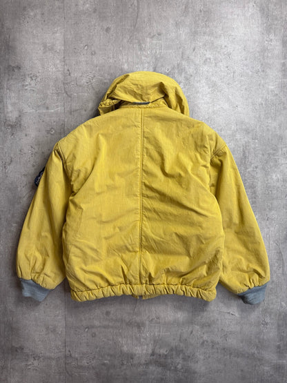 1980s Boneville Navy Arctic Pillow Neck Padded Bomber Jacket