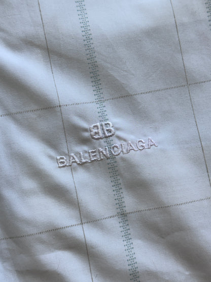 Balenciaga Grid Print Lightweight Bomber Jacket. FA : 276